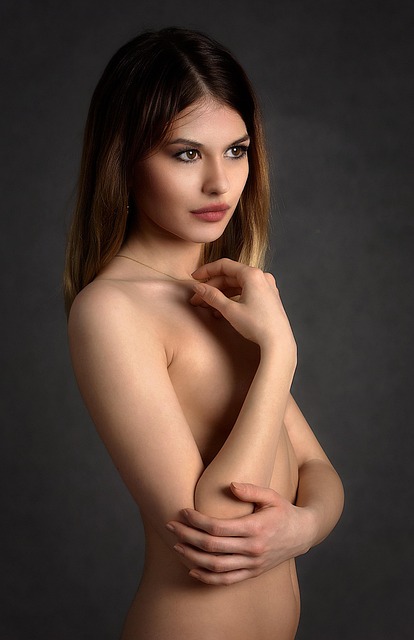 woman, body, young, face, beauty, delicate, studio, portrait