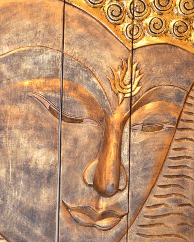 buddha, buddha purnima, buddha head, buddha wall carving, buddha wall frieze, brown wall, brown buddha